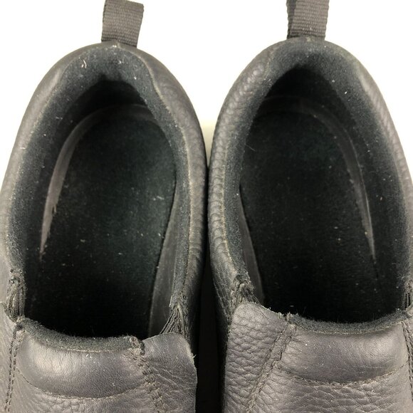 Roper Men\'s Size 10 Performance Black Leather Round Toe Slip On Sport Shoes